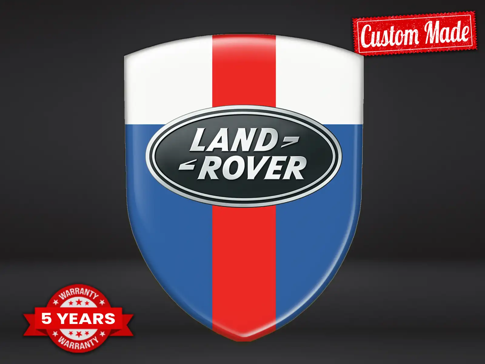 Land Rover Etichetta Adesiva Resistente Pregiata Professionale